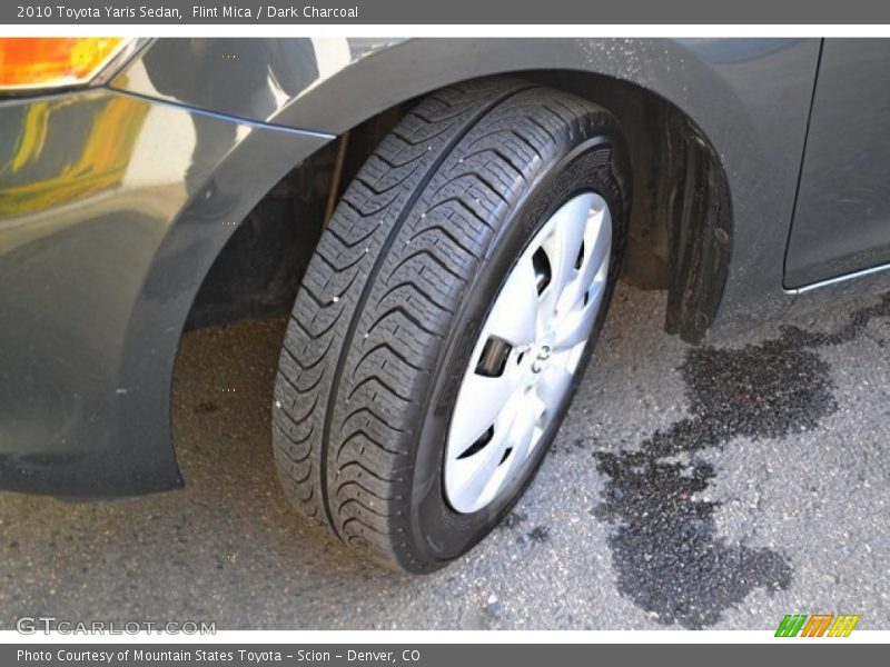 Flint Mica / Dark Charcoal 2010 Toyota Yaris Sedan
