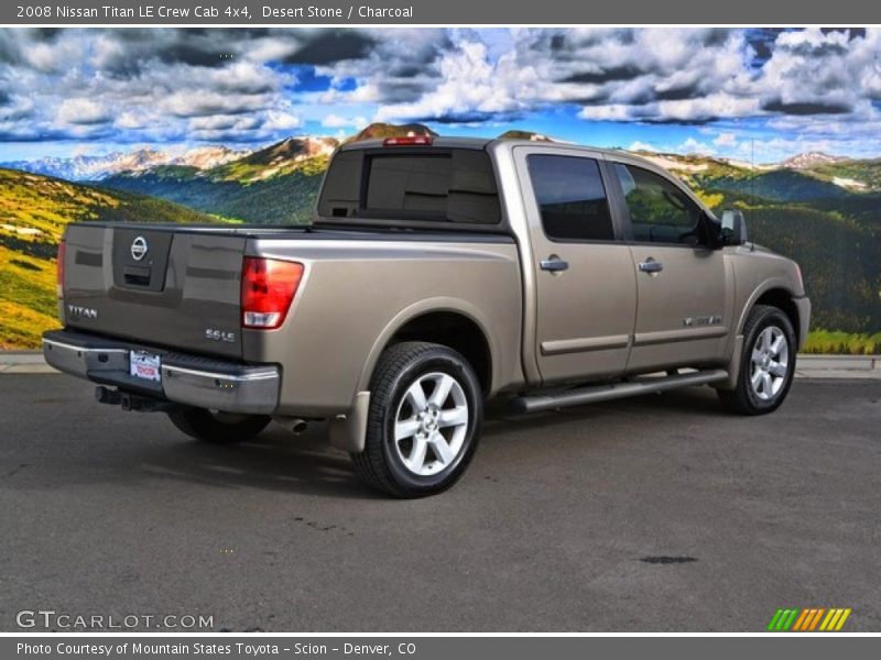 Desert Stone / Charcoal 2008 Nissan Titan LE Crew Cab 4x4