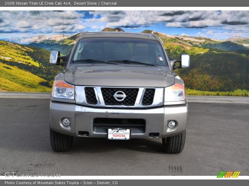 Desert Stone / Charcoal 2008 Nissan Titan LE Crew Cab 4x4