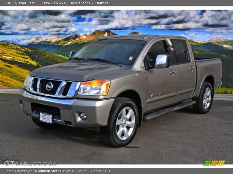 Desert Stone / Charcoal 2008 Nissan Titan LE Crew Cab 4x4