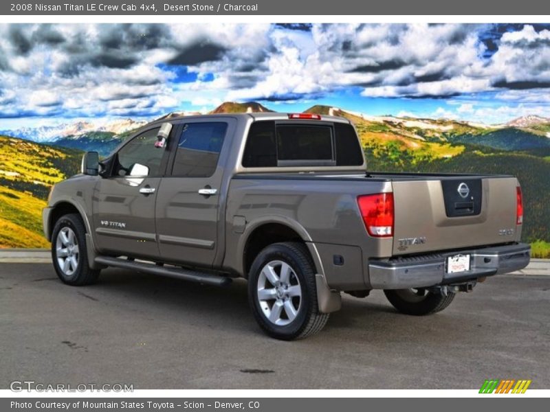 Desert Stone / Charcoal 2008 Nissan Titan LE Crew Cab 4x4