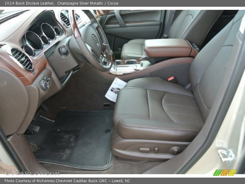 Champagne Silver Metallic / Cocoa 2014 Buick Enclave Leather