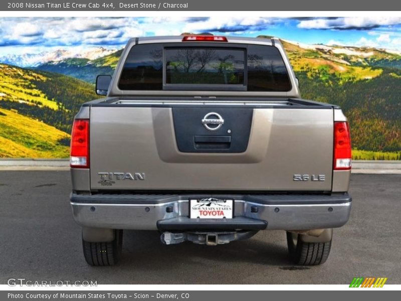 Desert Stone / Charcoal 2008 Nissan Titan LE Crew Cab 4x4