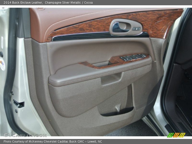 Champagne Silver Metallic / Cocoa 2014 Buick Enclave Leather