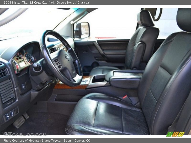 Desert Stone / Charcoal 2008 Nissan Titan LE Crew Cab 4x4