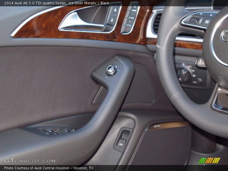 Ice Silver Metallic / Black 2014 Audi A6 3.0 TDI quattro Sedan