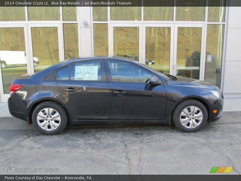 Blue Ray Metallic / Jet Black/Medium Titanium 2014 Chevrolet Cruze LS