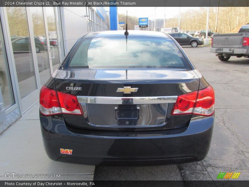 Blue Ray Metallic / Jet Black/Medium Titanium 2014 Chevrolet Cruze LS