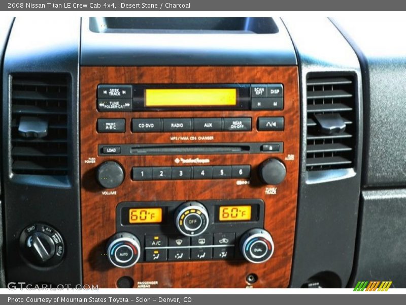 Desert Stone / Charcoal 2008 Nissan Titan LE Crew Cab 4x4