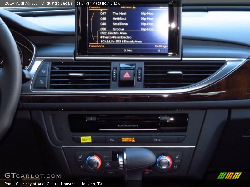 Ice Silver Metallic / Black 2014 Audi A6 3.0 TDI quattro Sedan