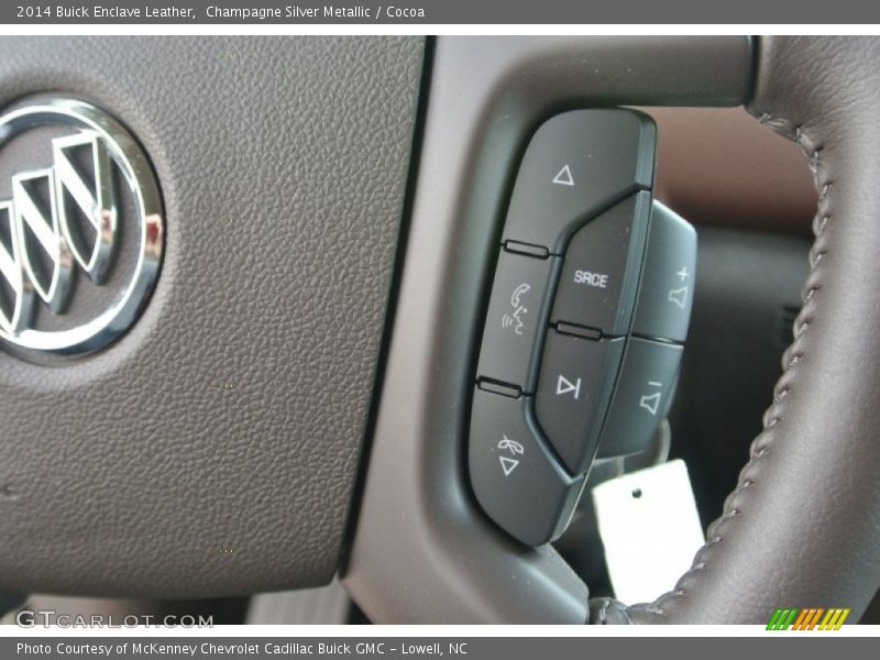 Champagne Silver Metallic / Cocoa 2014 Buick Enclave Leather