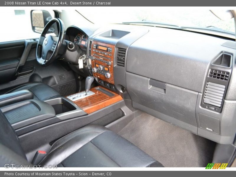 Desert Stone / Charcoal 2008 Nissan Titan LE Crew Cab 4x4