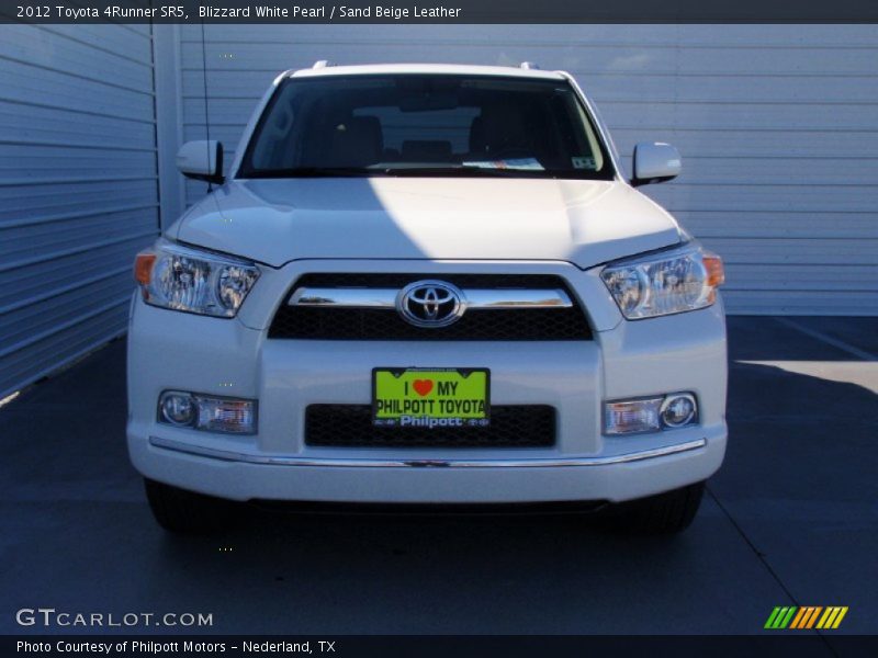 Blizzard White Pearl / Sand Beige Leather 2012 Toyota 4Runner SR5