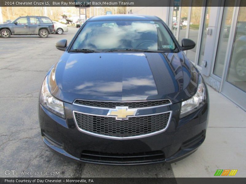 Blue Ray Metallic / Jet Black/Medium Titanium 2014 Chevrolet Cruze LS