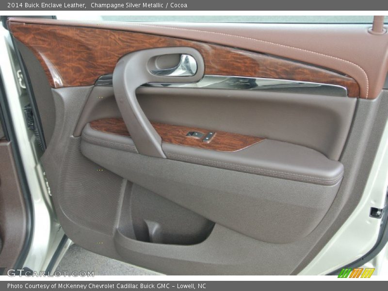 Champagne Silver Metallic / Cocoa 2014 Buick Enclave Leather