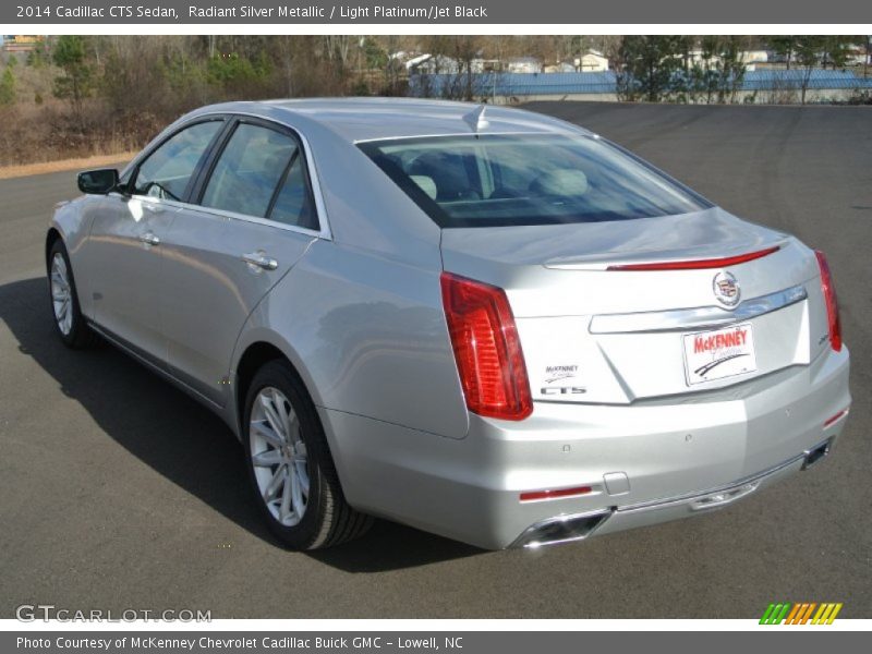 Radiant Silver Metallic / Light Platinum/Jet Black 2014 Cadillac CTS Sedan