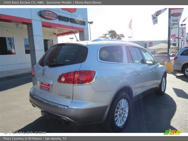 Quicksilver Metallic / Ebony Black/Ebony 2009 Buick Enclave CXL AWD