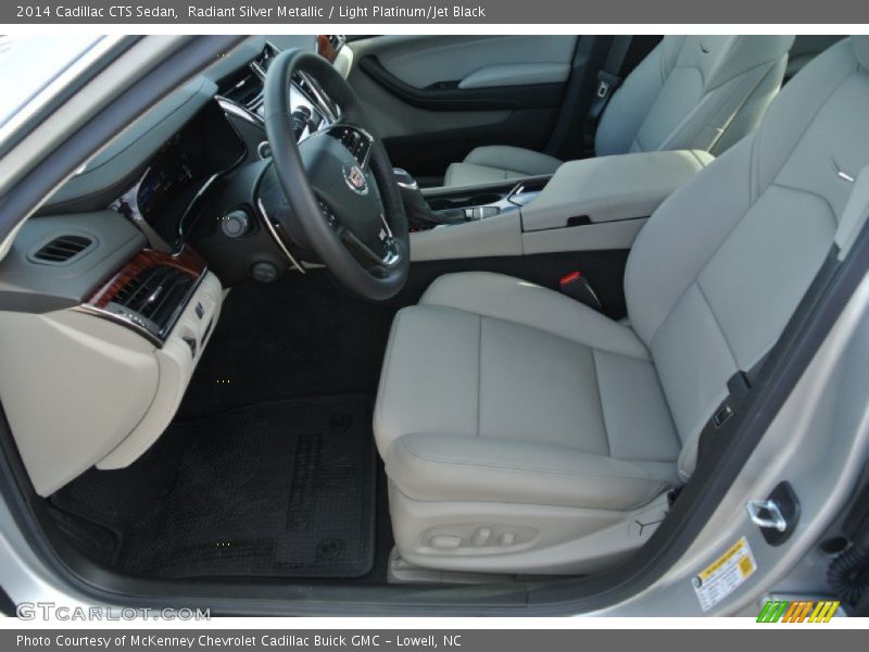 Radiant Silver Metallic / Light Platinum/Jet Black 2014 Cadillac CTS Sedan