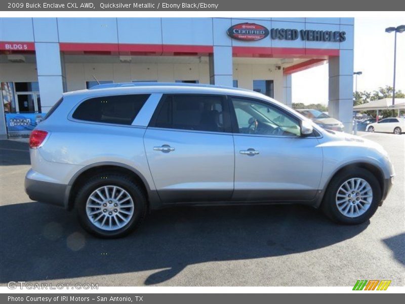 Quicksilver Metallic / Ebony Black/Ebony 2009 Buick Enclave CXL AWD