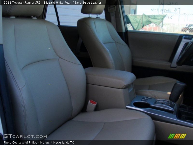 Blizzard White Pearl / Sand Beige Leather 2012 Toyota 4Runner SR5