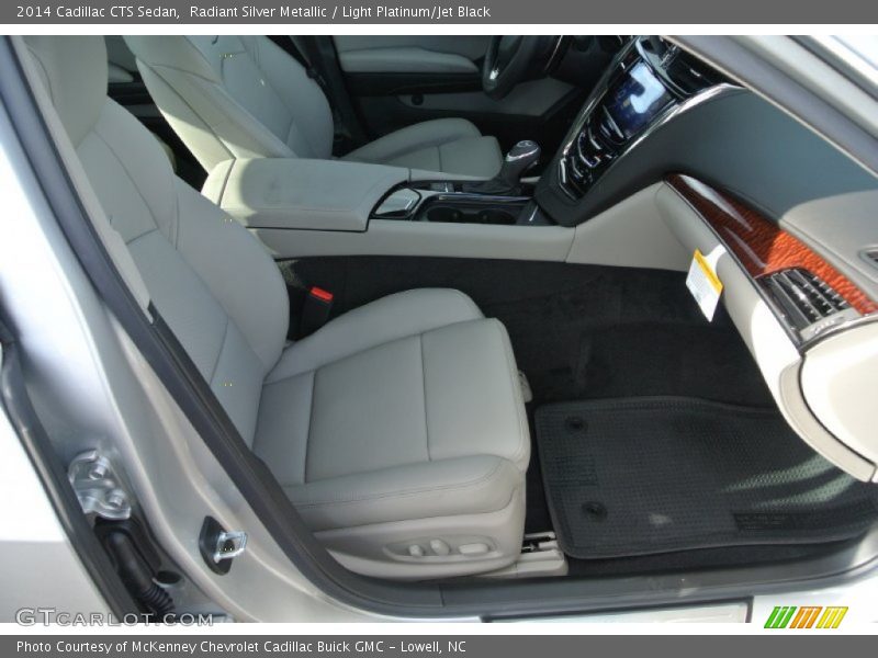 Radiant Silver Metallic / Light Platinum/Jet Black 2014 Cadillac CTS Sedan