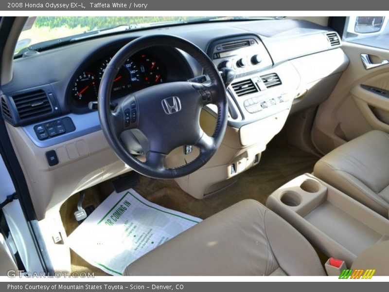 Taffeta White / Ivory 2008 Honda Odyssey EX-L