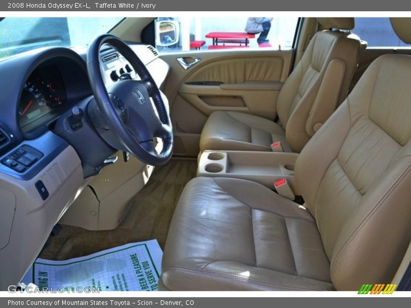 Taffeta White / Ivory 2008 Honda Odyssey EX-L