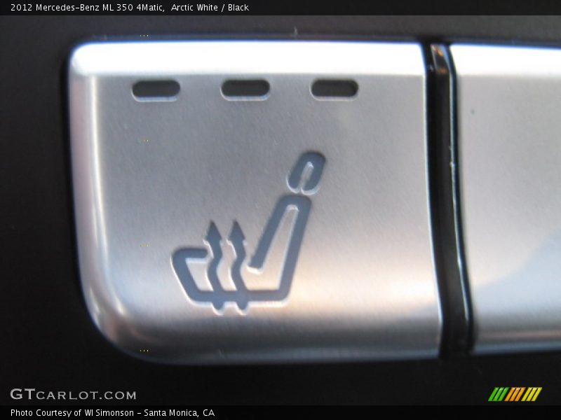 Arctic White / Black 2012 Mercedes-Benz ML 350 4Matic
