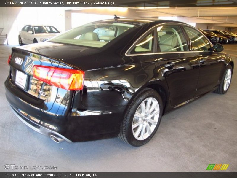 Brilliant Black / Velvet Beige 2014 Audi A6 3.0T quattro Sedan