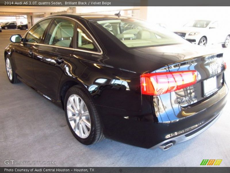 Brilliant Black / Velvet Beige 2014 Audi A6 3.0T quattro Sedan