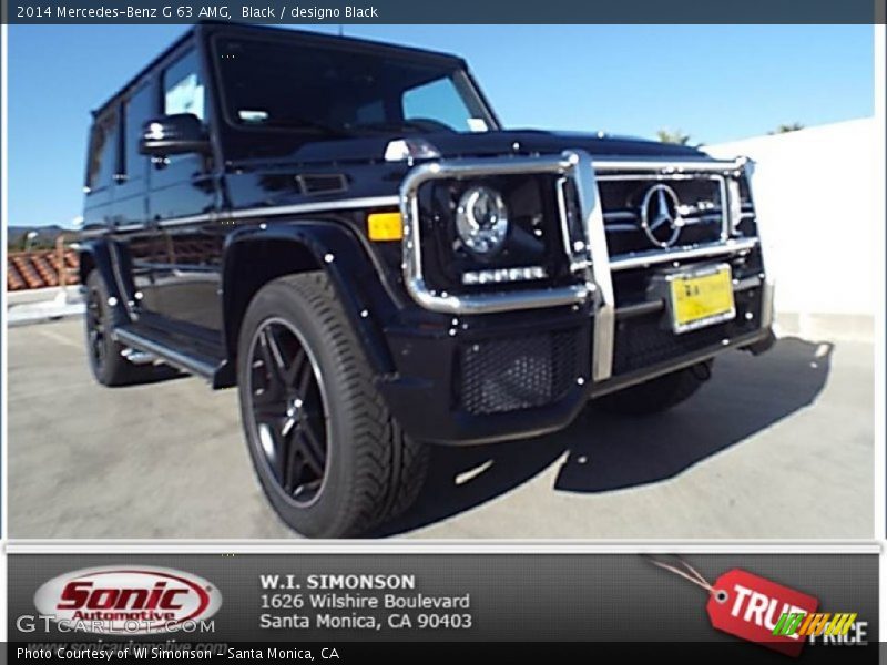 Black / designo Black 2014 Mercedes-Benz G 63 AMG