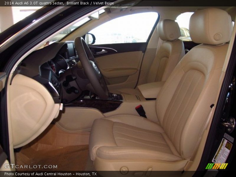 Brilliant Black / Velvet Beige 2014 Audi A6 3.0T quattro Sedan