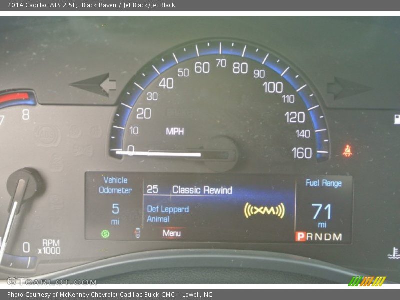 Black Raven / Jet Black/Jet Black 2014 Cadillac ATS 2.5L
