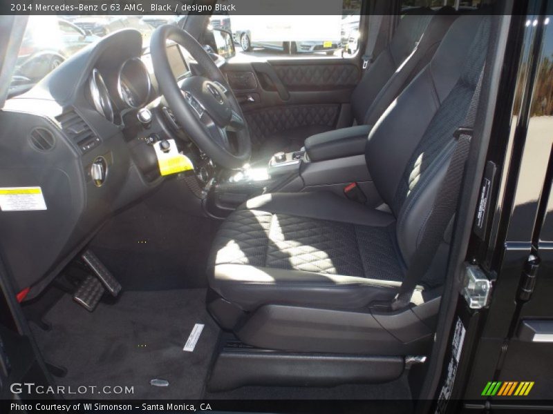  2014 G 63 AMG designo Black Interior