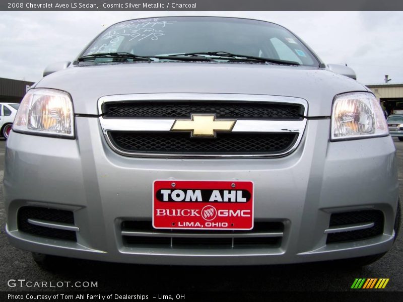 Cosmic Silver Metallic / Charcoal 2008 Chevrolet Aveo LS Sedan