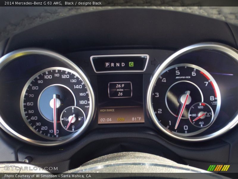  2014 G 63 AMG 63 AMG Gauges