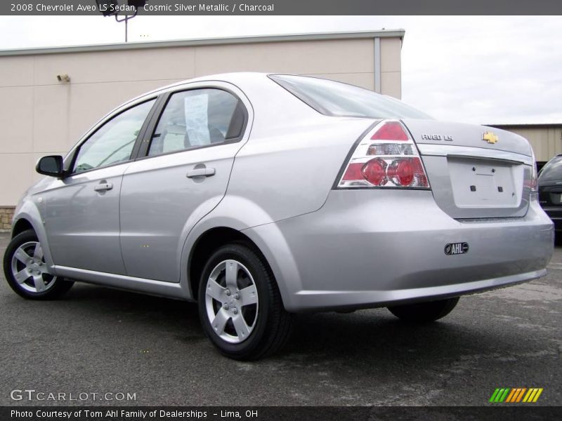 Cosmic Silver Metallic / Charcoal 2008 Chevrolet Aveo LS Sedan