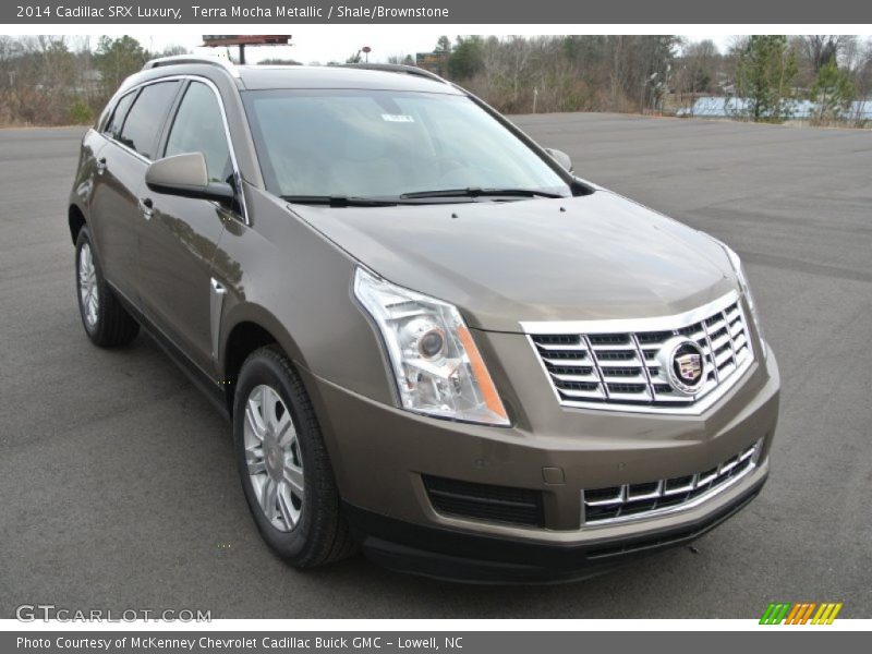 Terra Mocha Metallic / Shale/Brownstone 2014 Cadillac SRX Luxury