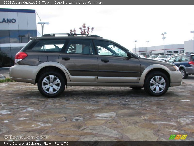 Deep Bronze Metallic / Warm Ivory 2008 Subaru Outback 2.5i Wagon