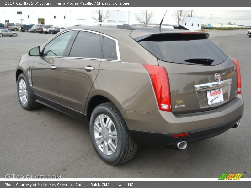 Terra Mocha Metallic / Shale/Brownstone 2014 Cadillac SRX Luxury