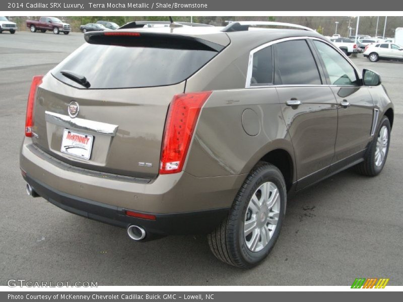 Terra Mocha Metallic / Shale/Brownstone 2014 Cadillac SRX Luxury