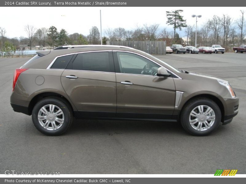 Terra Mocha Metallic / Shale/Brownstone 2014 Cadillac SRX Luxury
