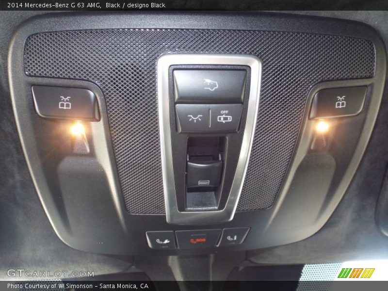 Controls of 2014 G 63 AMG