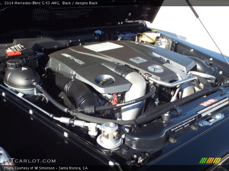  2014 G 63 AMG Engine - 5.5 Liter AMG biturbo DOHC 32-Valve VVT V8
