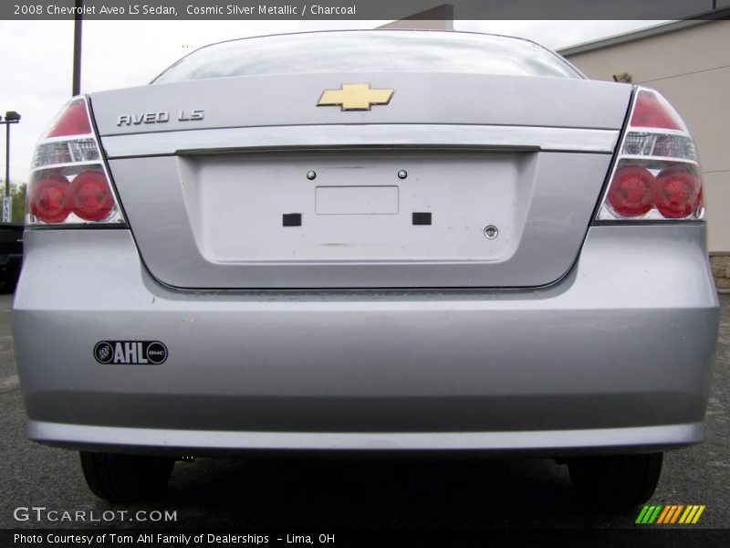 Cosmic Silver Metallic / Charcoal 2008 Chevrolet Aveo LS Sedan