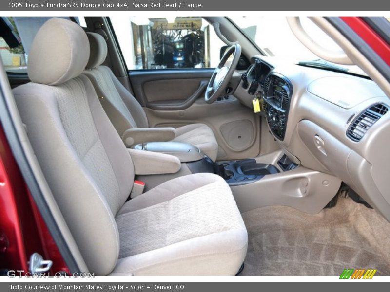 Salsa Red Pearl / Taupe 2005 Toyota Tundra SR5 Double Cab 4x4