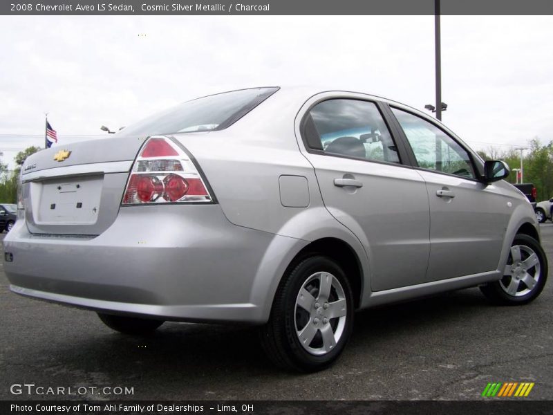 Cosmic Silver Metallic / Charcoal 2008 Chevrolet Aveo LS Sedan