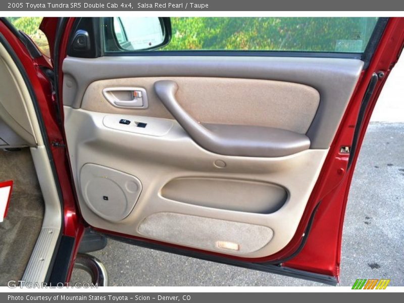 Salsa Red Pearl / Taupe 2005 Toyota Tundra SR5 Double Cab 4x4