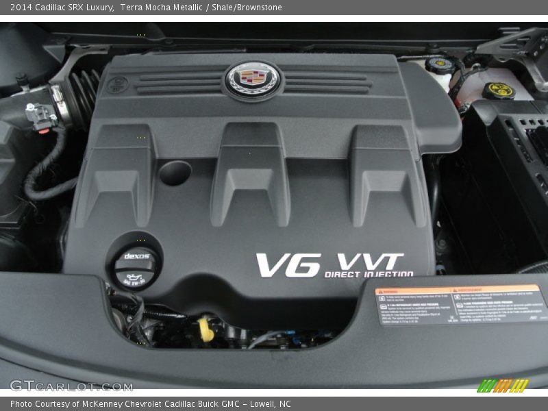 Terra Mocha Metallic / Shale/Brownstone 2014 Cadillac SRX Luxury