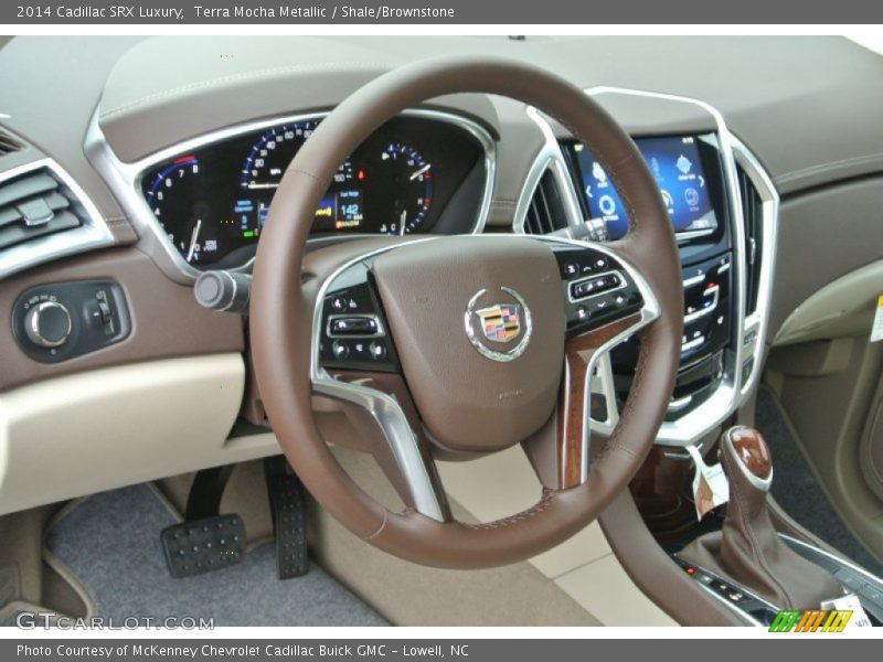 Terra Mocha Metallic / Shale/Brownstone 2014 Cadillac SRX Luxury